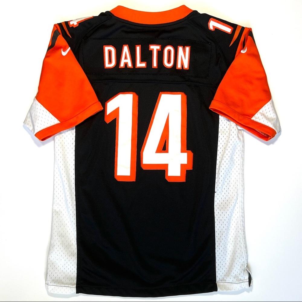 Nike On Field Cincinnati Bengals Andy Dalton Black NFL Jersey Size Youth Large